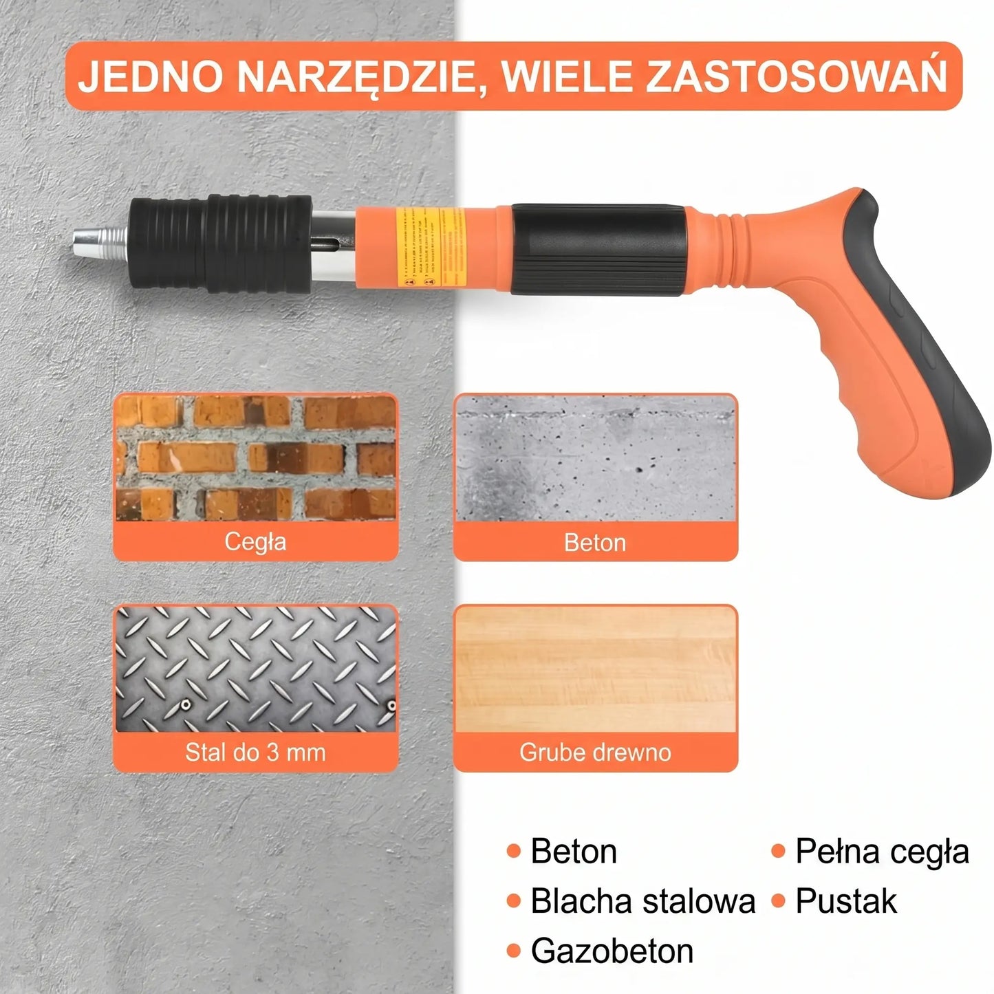 NitGun™ - Uniwersalny pistolet montażowy